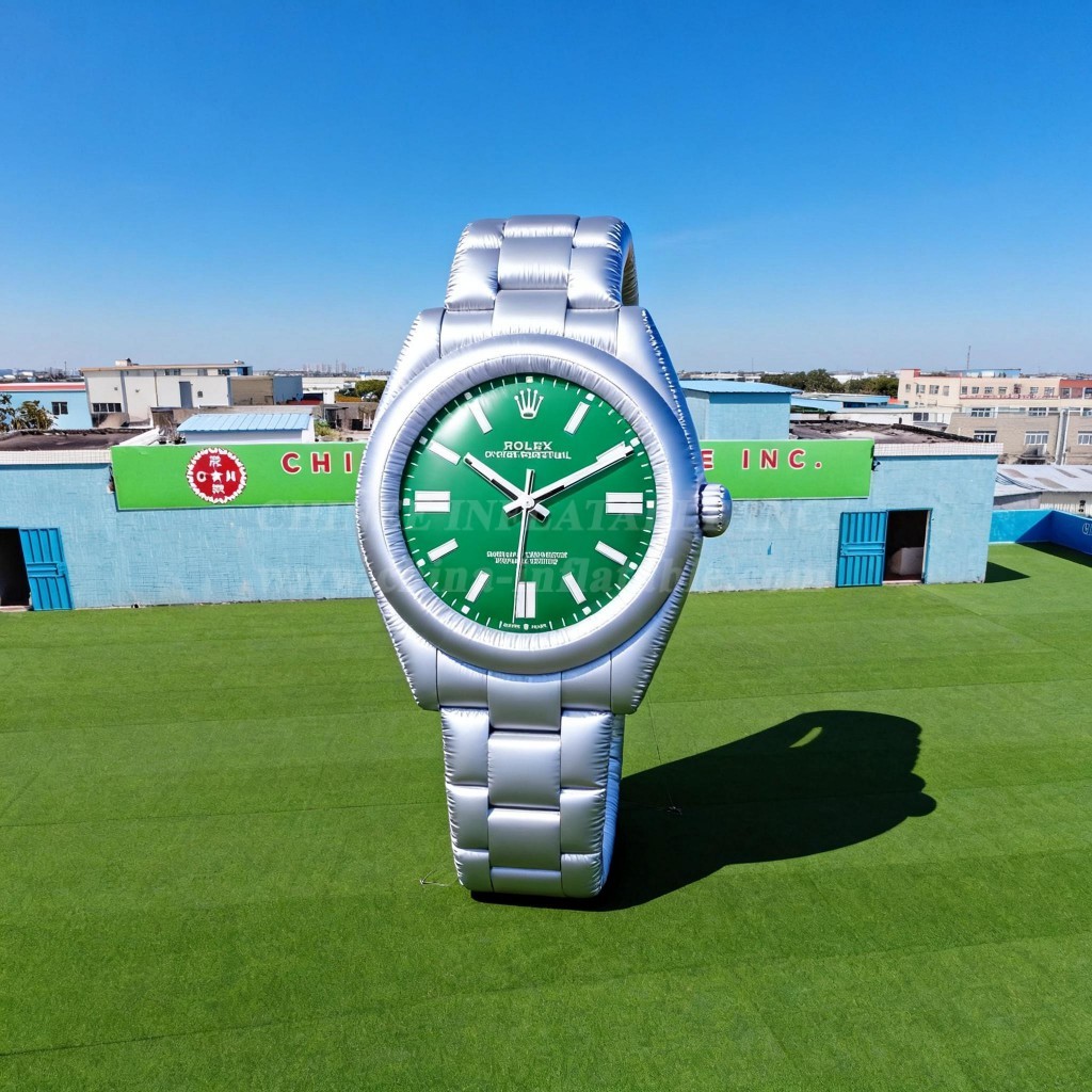 Cartoon3-722 Rolex Green Submariner Wristwatch Inflatable Model Product