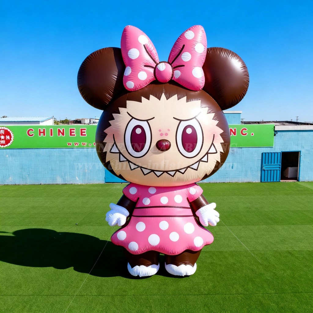Cartoon3-726 Pop Mart Labubu Minnie Theme Inflatable Cartoon