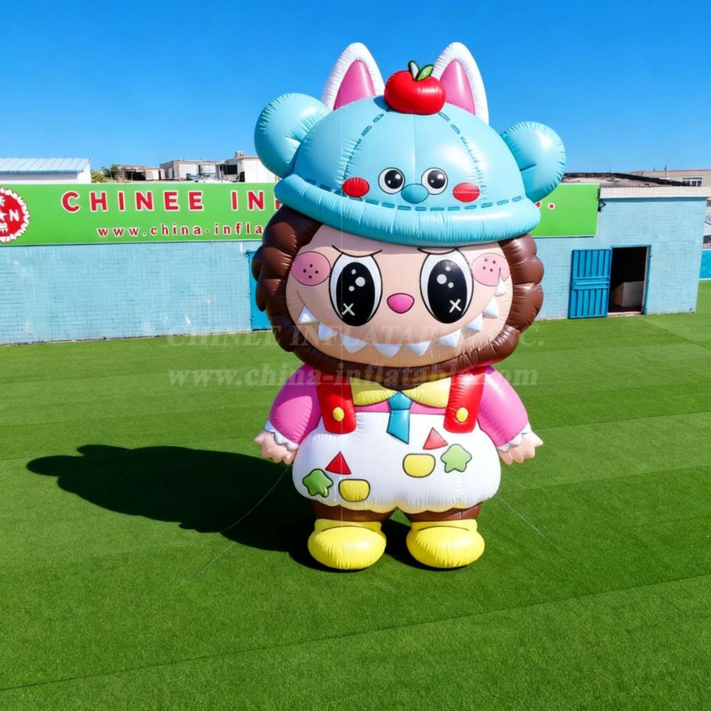 Cartoon3-727 Pop Mart Labubu Cute Inflatable Cartoons