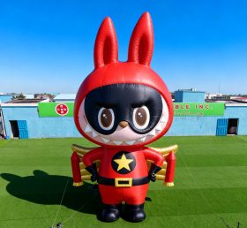 Cartoon3-729 Pop Mart Labubu The Incredibles Theme Inflatable Cartoon