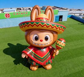 Cartoon3-734 Pop Mart Labubu Sombrero Inflatable Cartoons