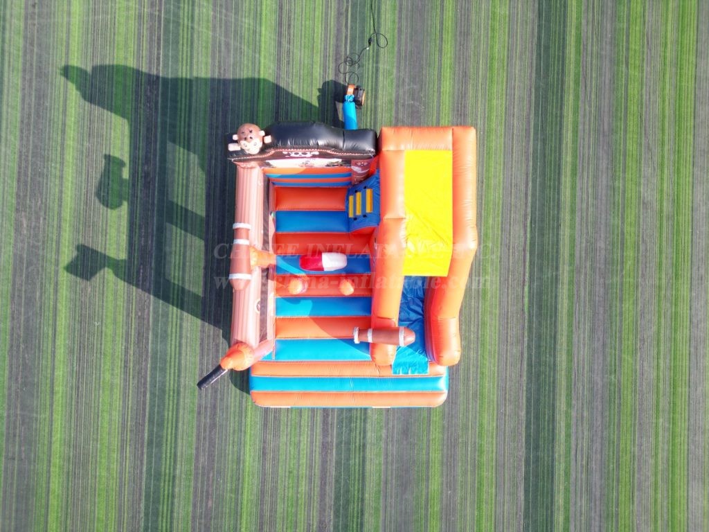 T2-8116 Pirate Ship Inflatable Combo
