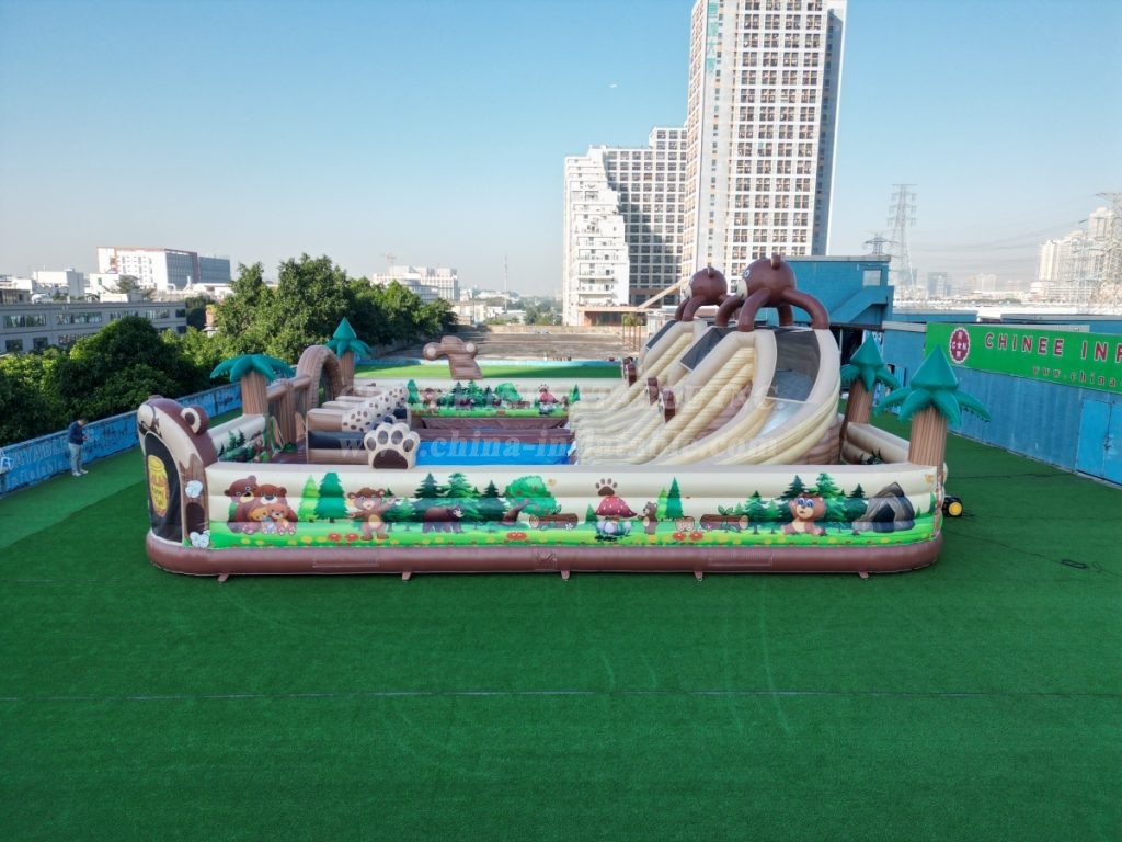 Pool3-430 Bear Theme Pool Water Park