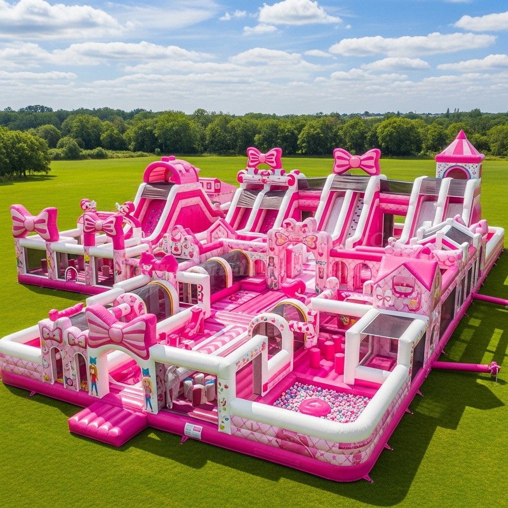 GF2-348 Barbie Theme Inflatable Park