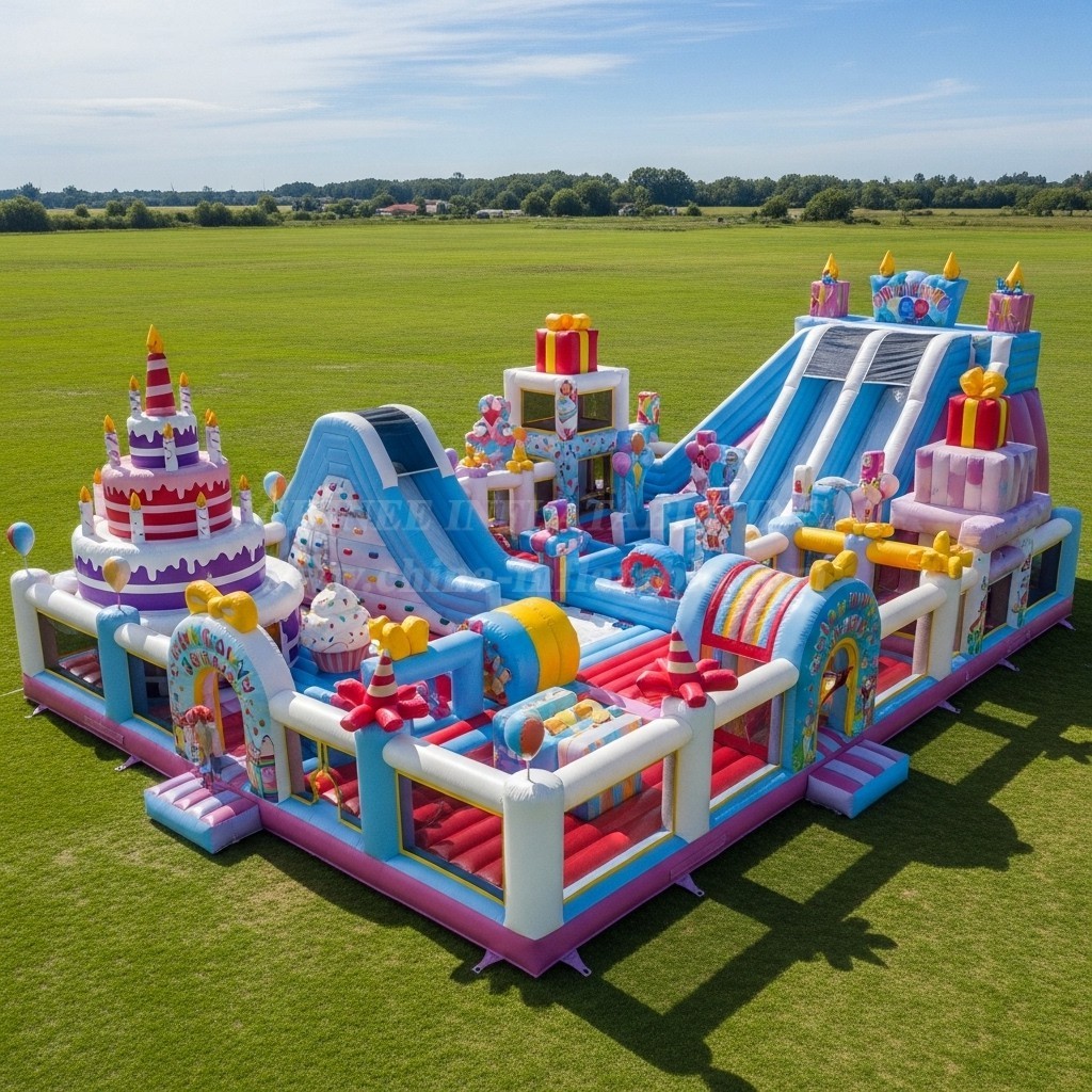 GF2-353 Birthdays Theme Inflatable Park