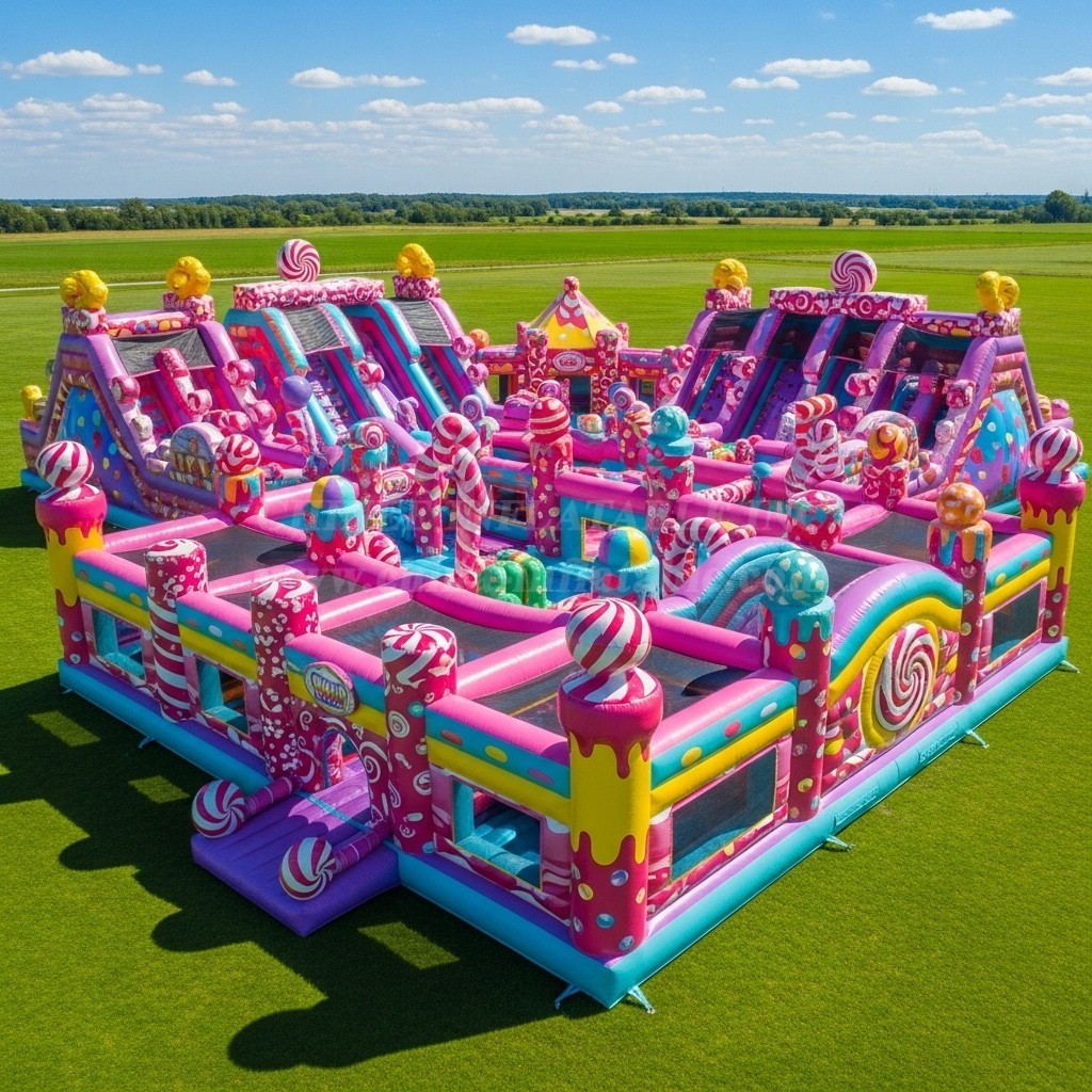 GF2-356 Candy Theme Inflatable Park