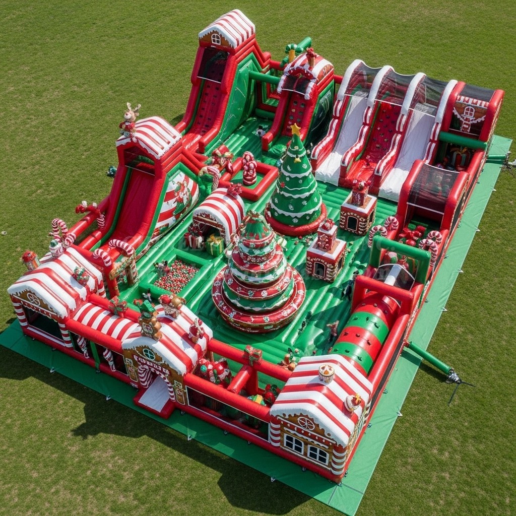 GF2-362 Christmas Theme Inflatable Park