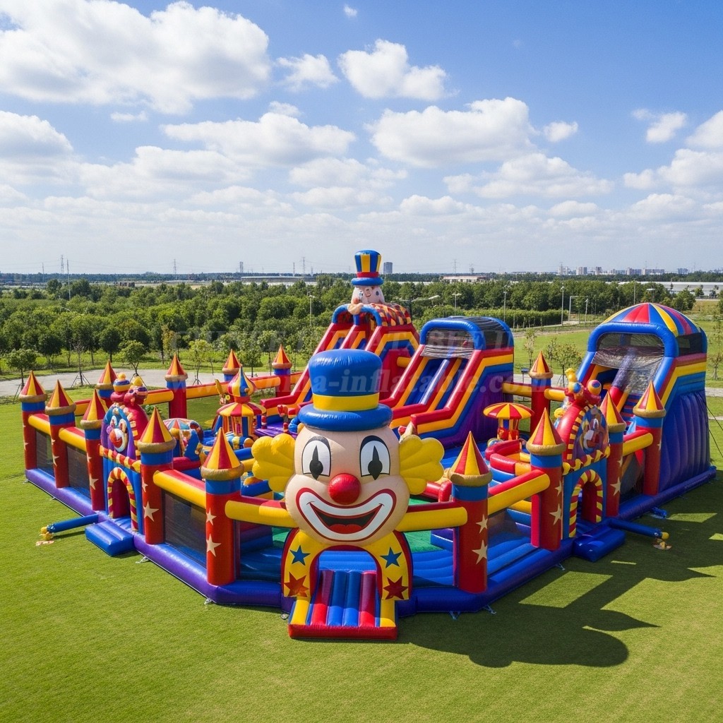 GF2-365 Clown Theme Inflatable Park