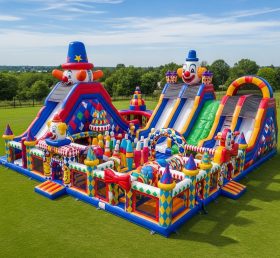 GF2-367 Clown Theme Inflatable Park