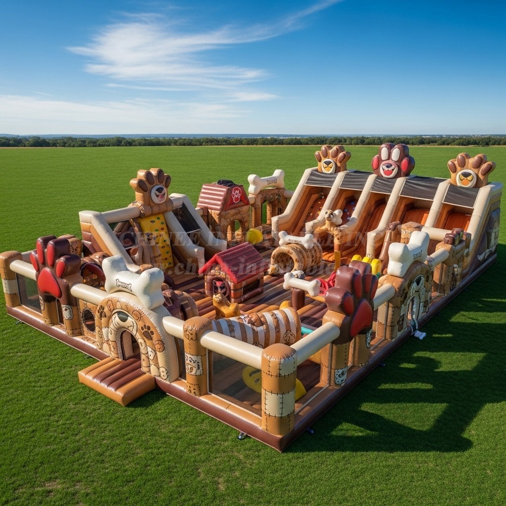 GF2-375 Dog Theme Inflatable Park