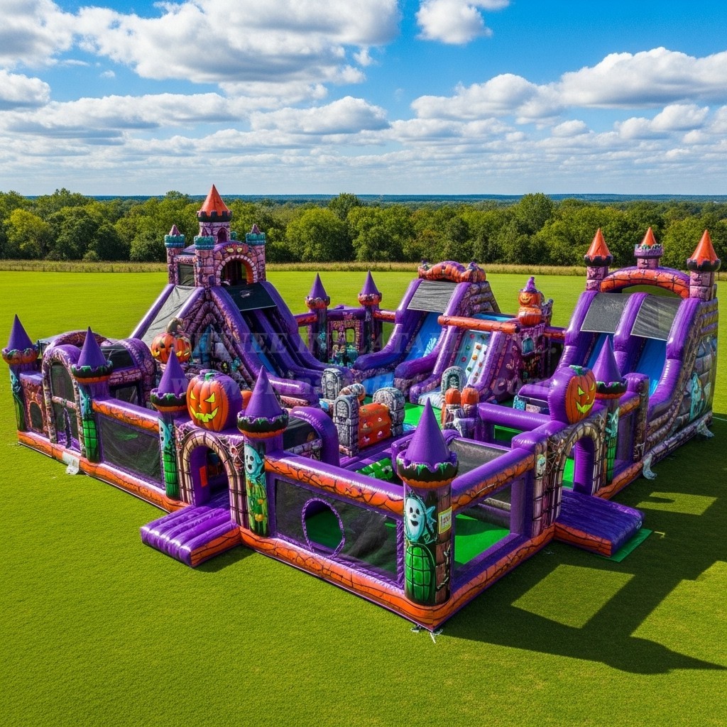 GF2-406 Halloween Theme Inflatable Park