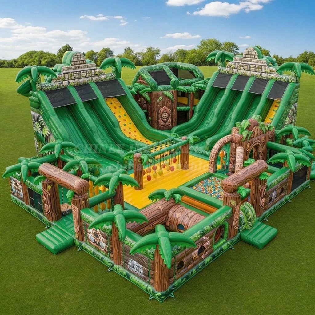 GF2-412 Jungle Theme Inflatable Park