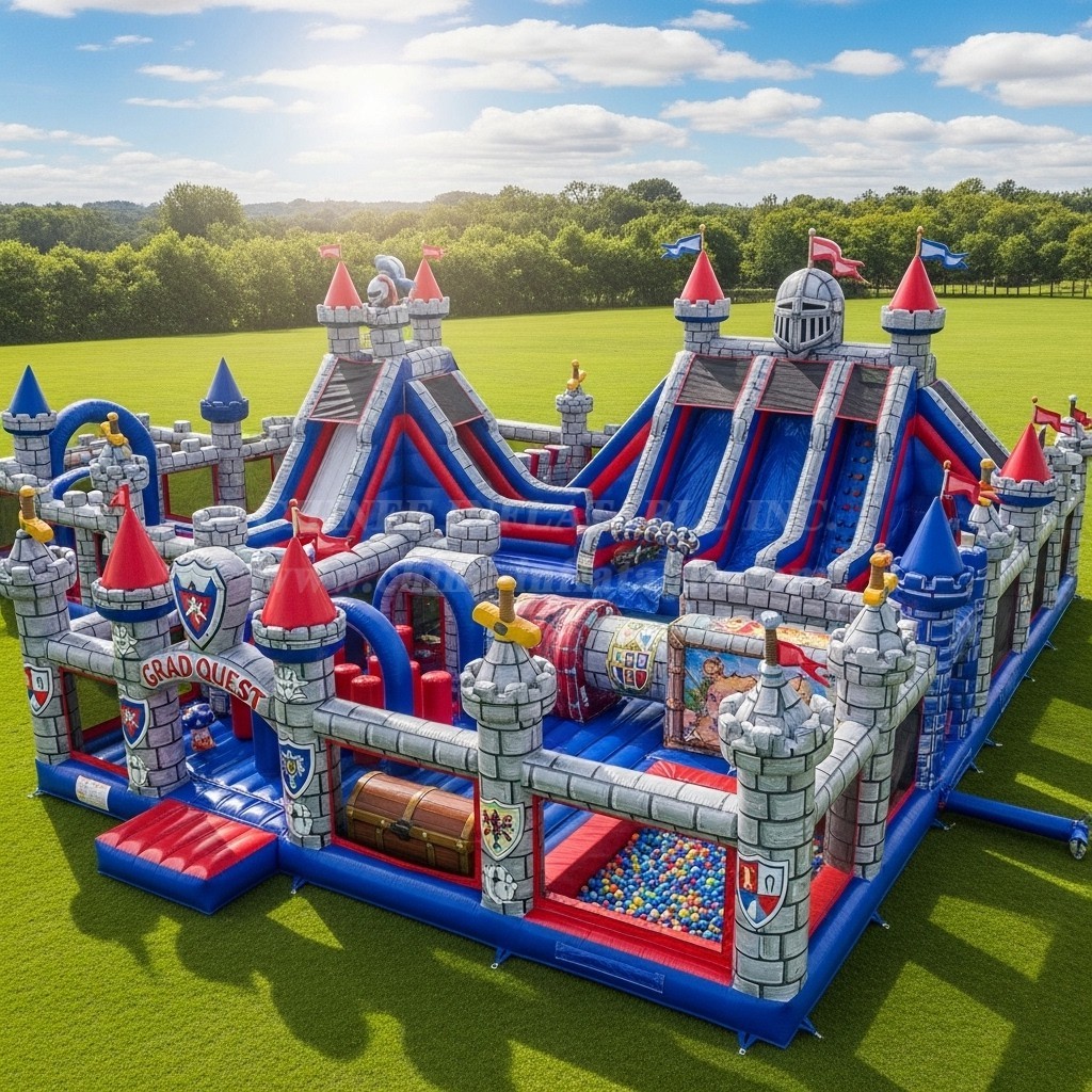 GF2-417 Knight Theme Inflatable Park
