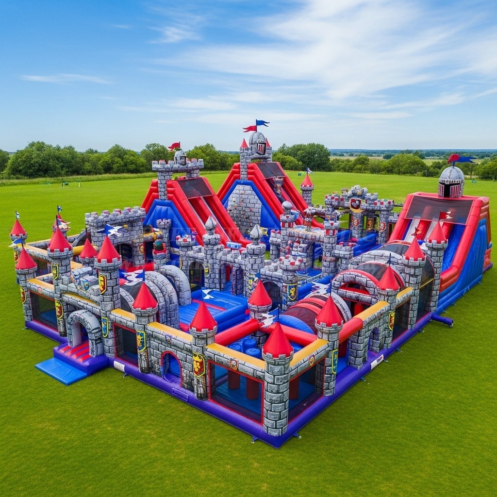 GF2-418 Knight Theme Inflatable Park