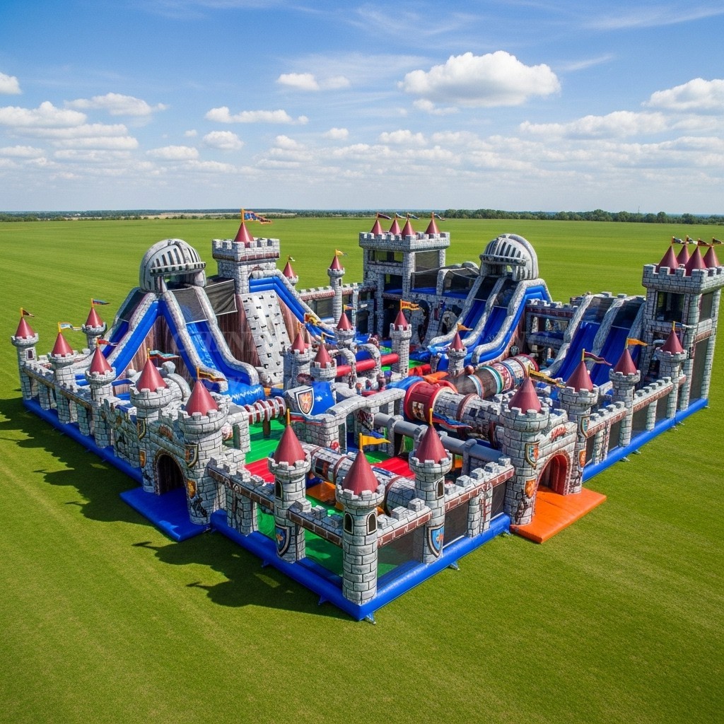 GF2-419 Knight Theme Inflatable Park