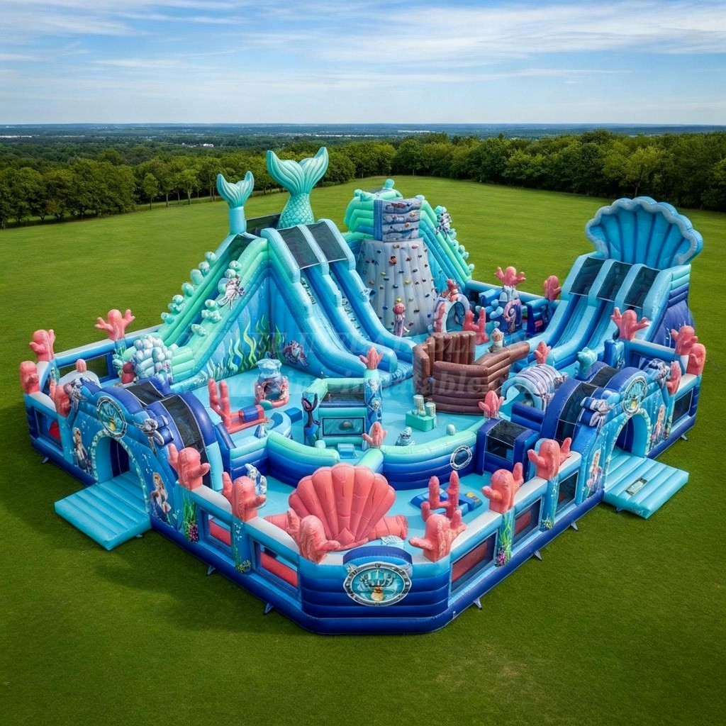 GF2-424 Mermaid Theme Inflatable Park