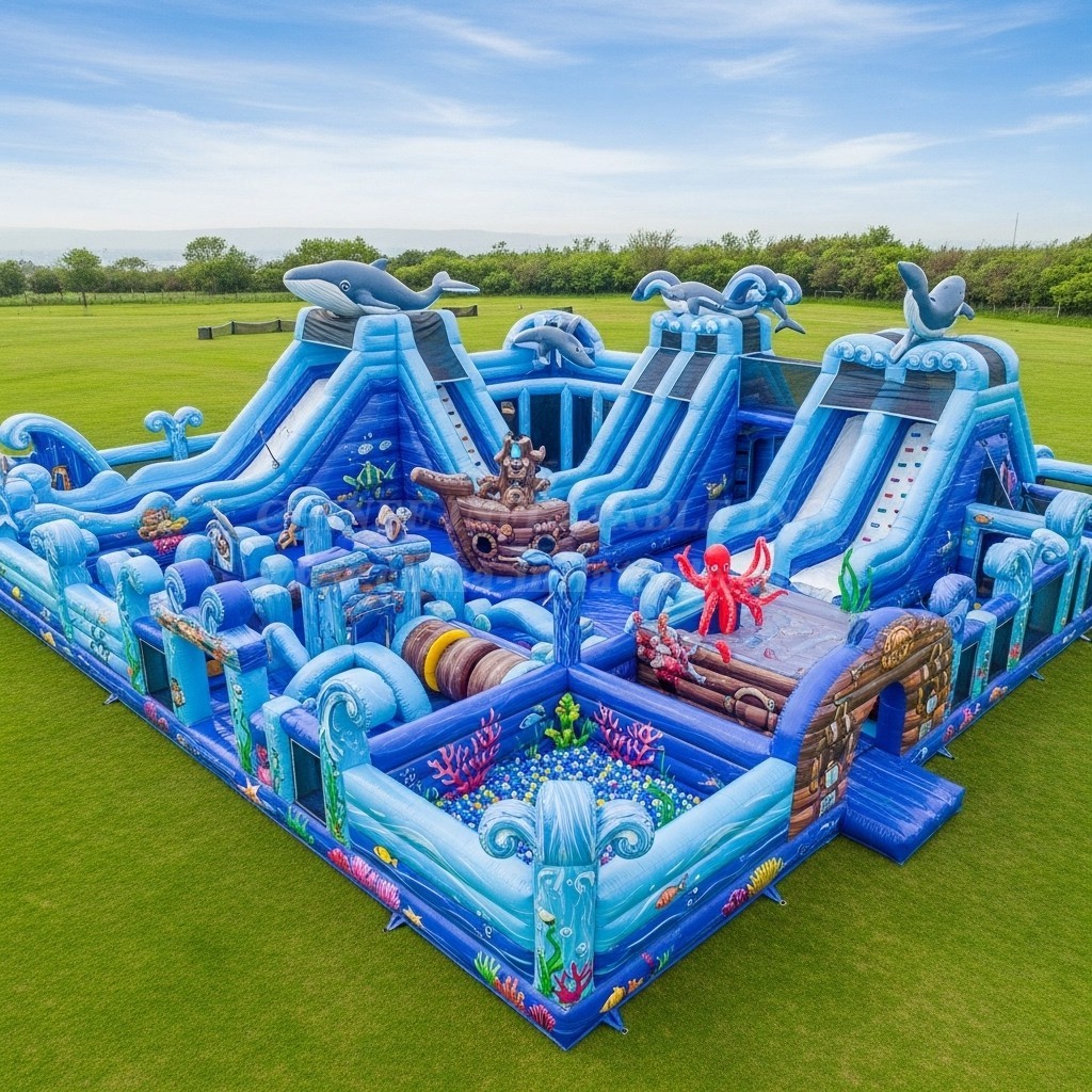 GF2-439 Ocean Theme Inflatable Park