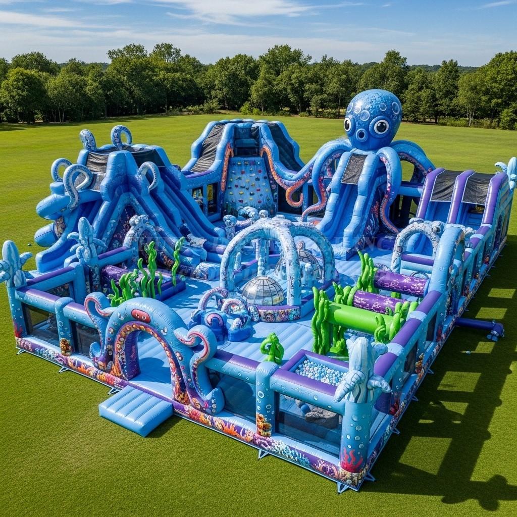 GF2-441 Octopus Theme Inflatable Park