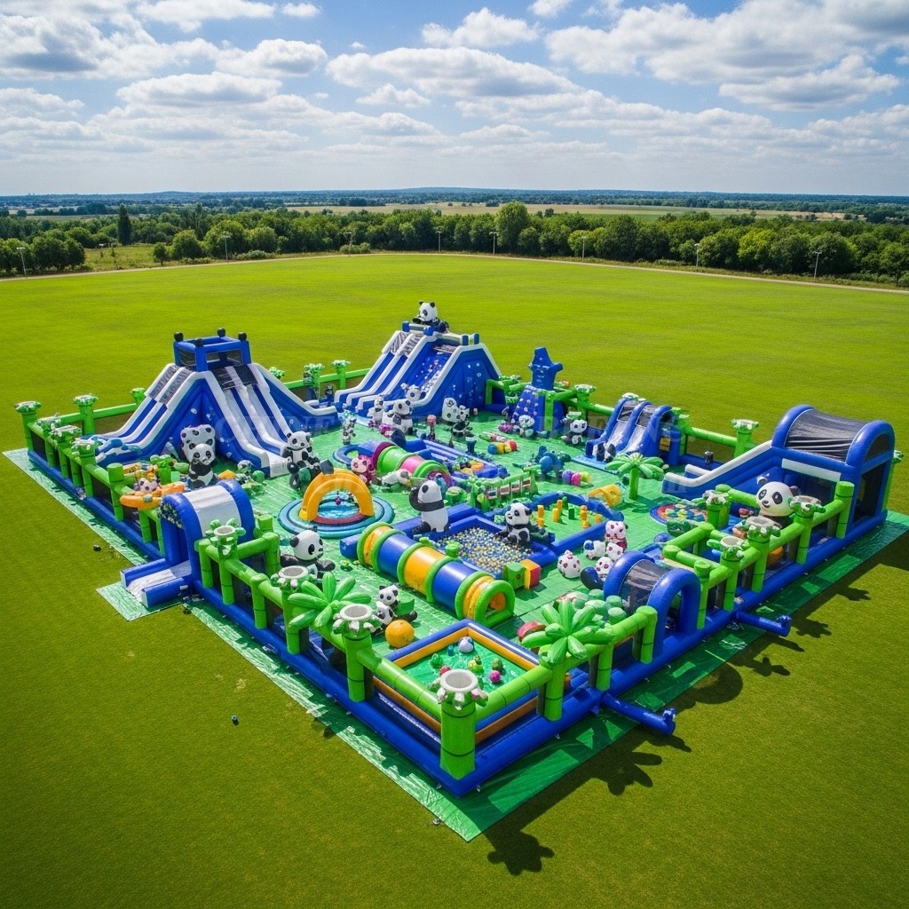 GF2-444 Panda Theme Inflatable Park
