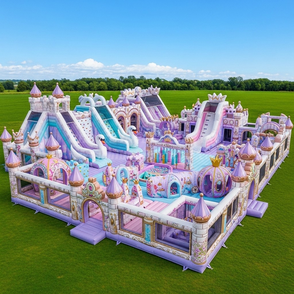 GF2-451 Princess Parties Theme Inflatable Park
