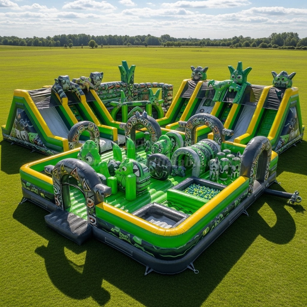 GF2-464 Toxic Theme Inflatable Park