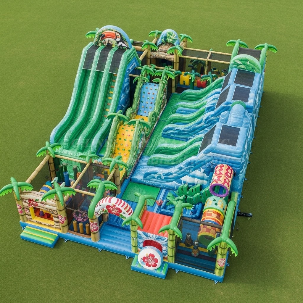 GF2-471 Tropical Theme Inflatable Park