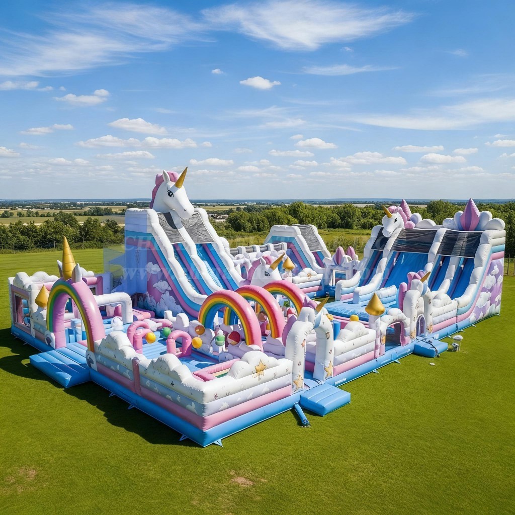 GF2-478 Unicorn Theme Inflatable Park