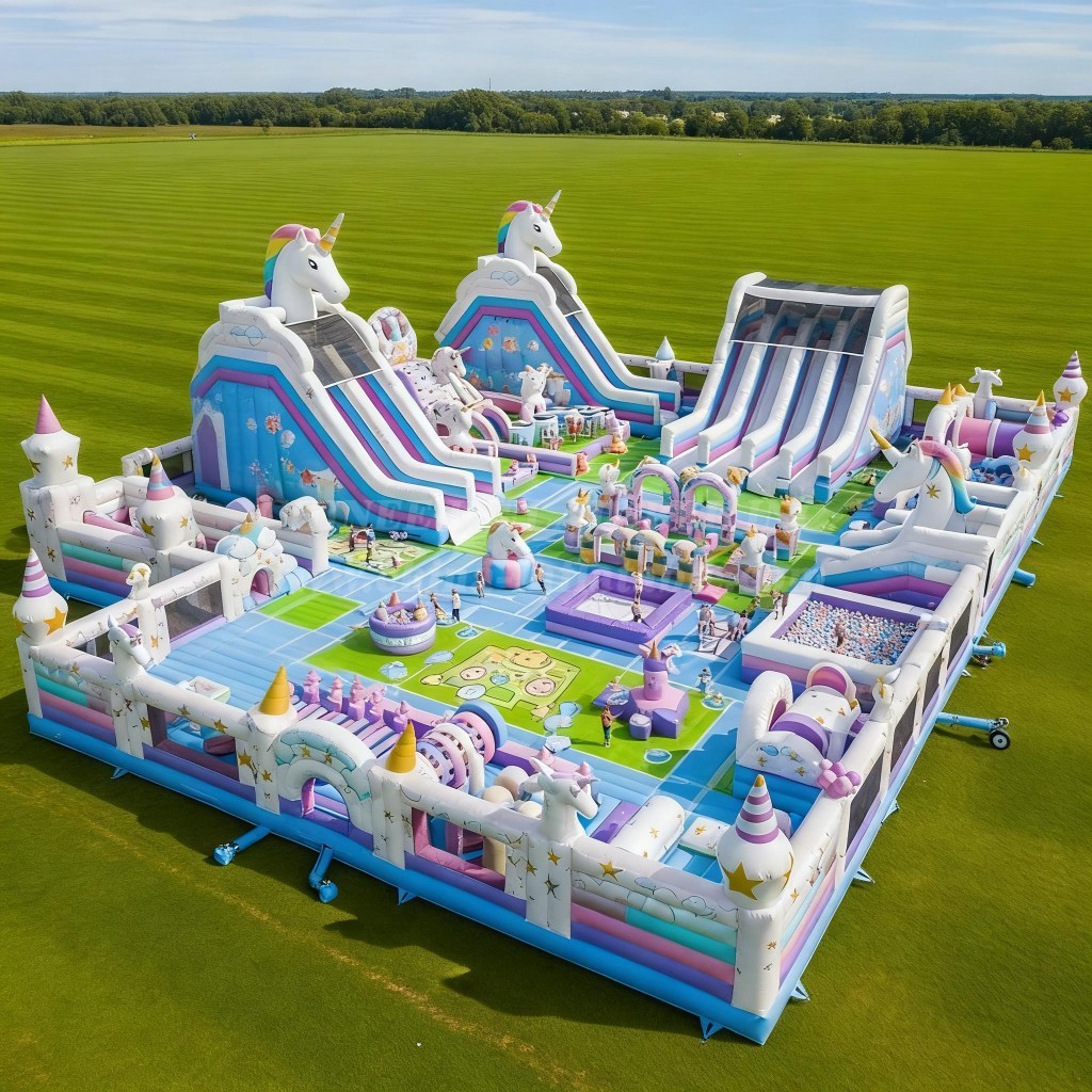 GF2-482 Unicorn Theme Inflatable Park