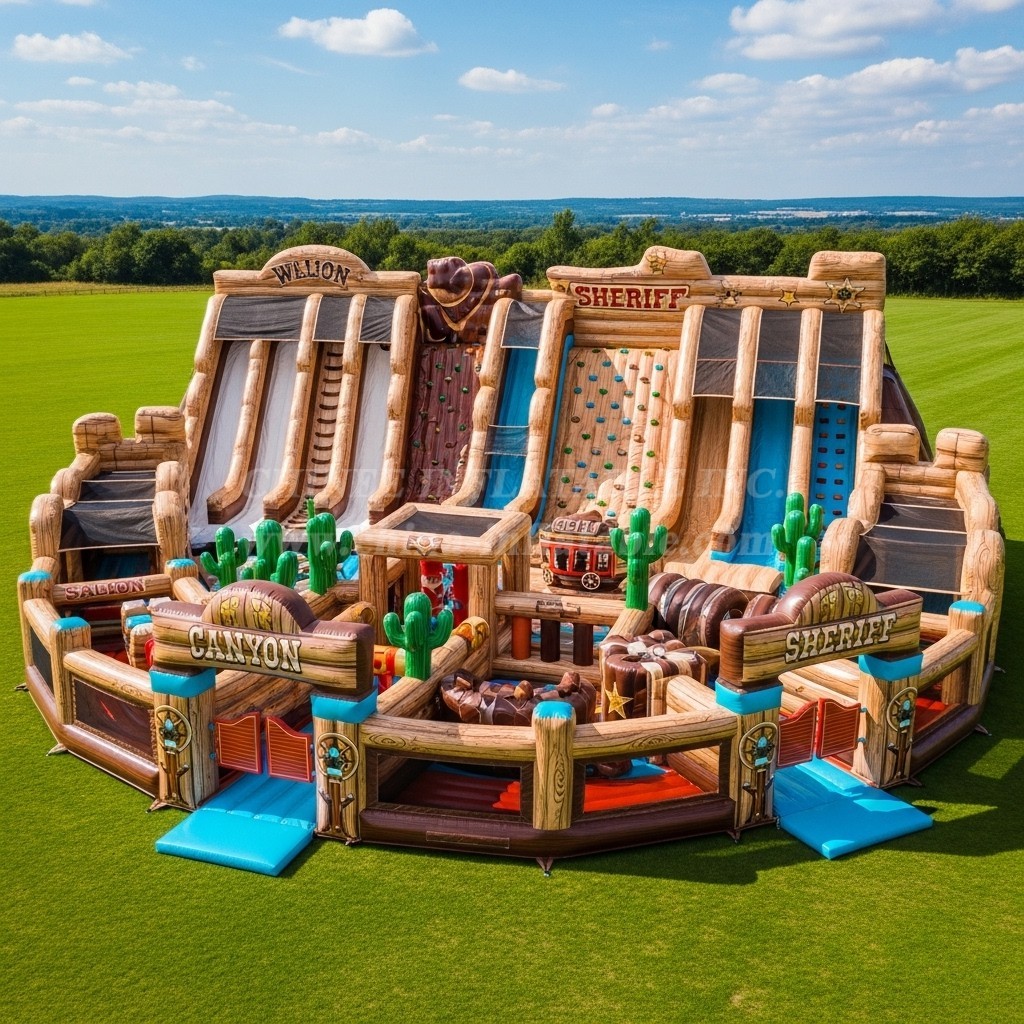 GF2-492 Wild West Theme Inflatable Park