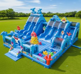 GF2-523 Baby Shark Theme Inflatable Park