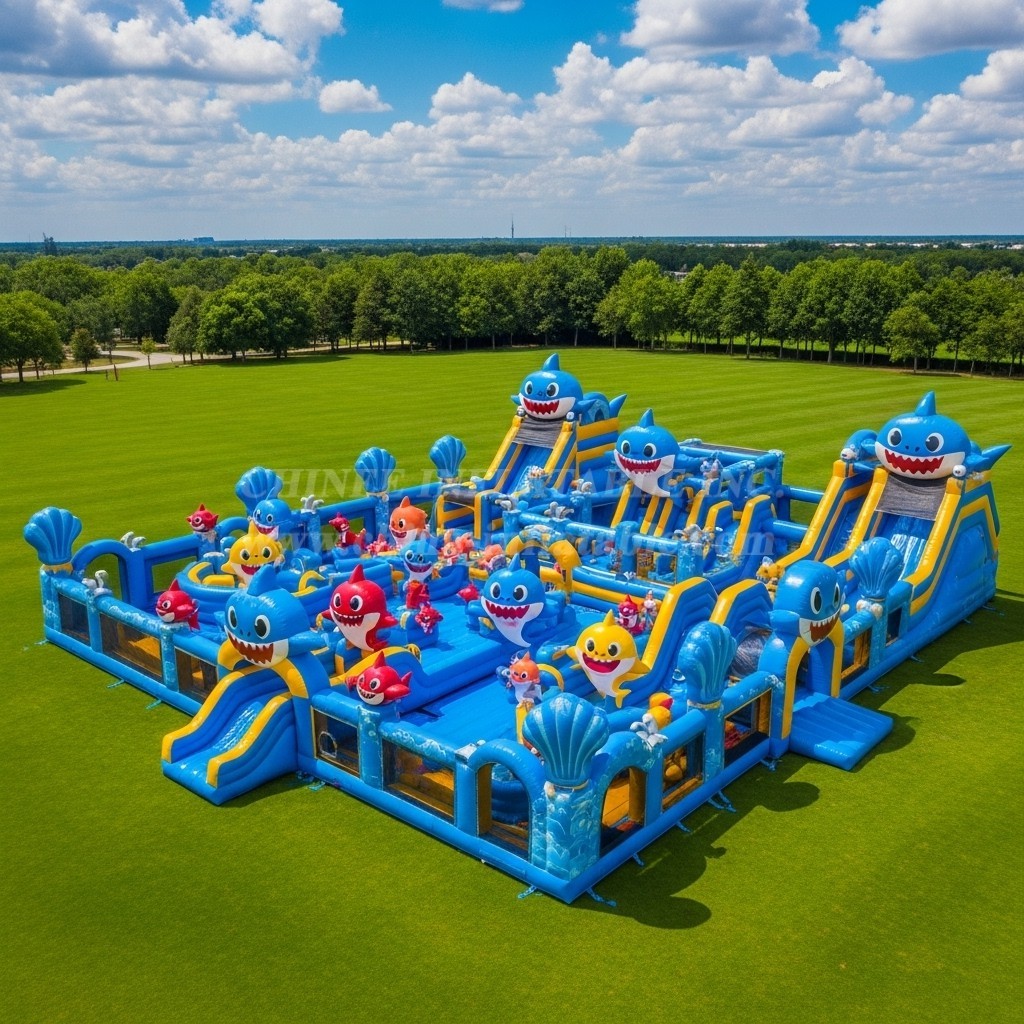 GF2-524 Baby Shark Theme Inflatable Park