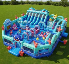 GF2-526 Baby Shark Theme Inflatable Park