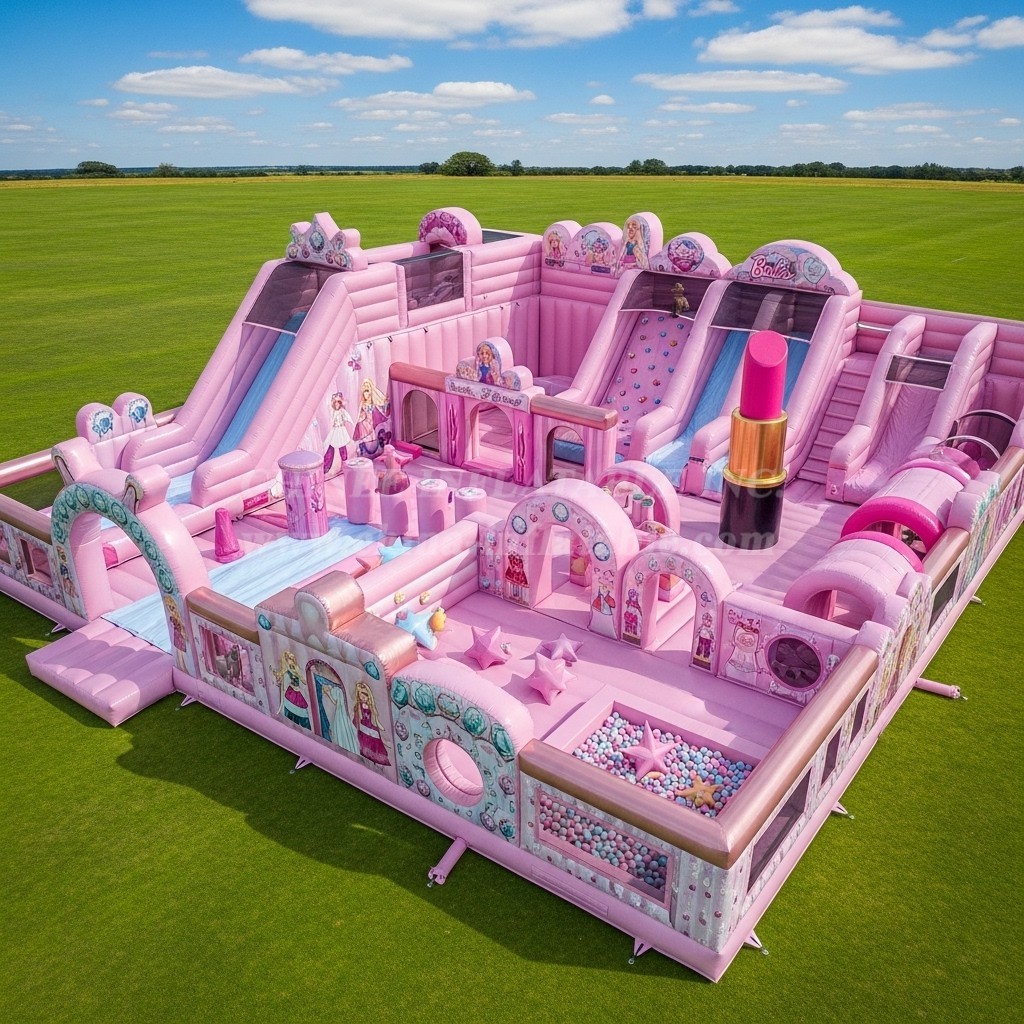 GF2-530 Barbie Theme Inflatable Park