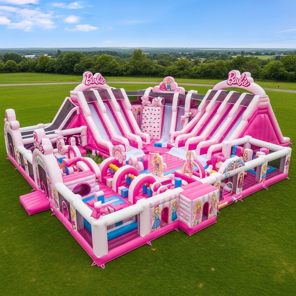 GF2-531 Barbie Theme Inflatable Park