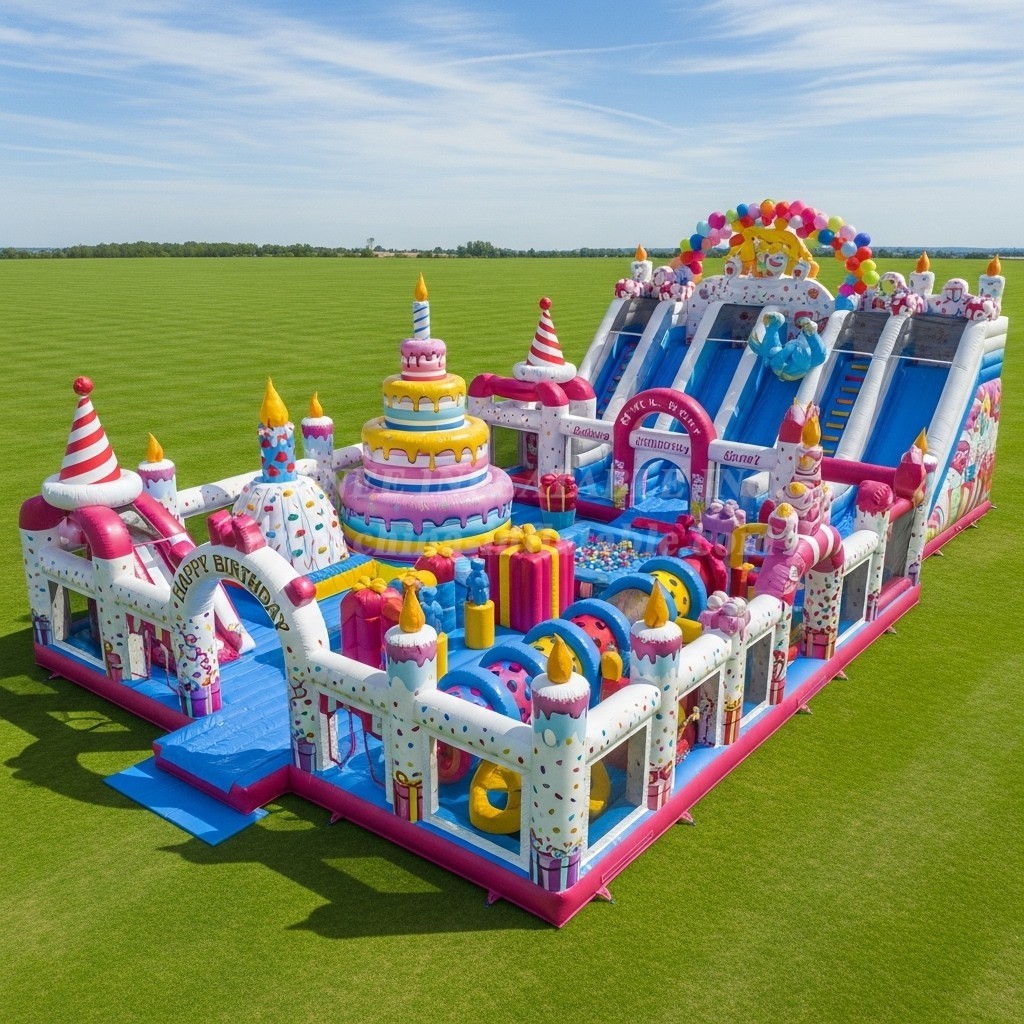 GF2-537 Birthdays Theme Inflatable Park