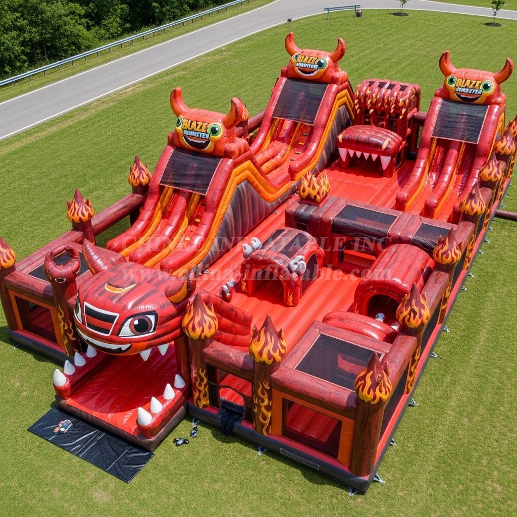 GF2-540 Blaze Monster Theme Inflatable Park