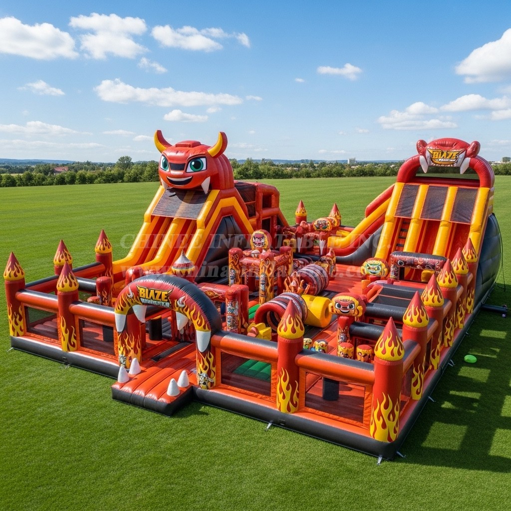 GF2-541 Blaze Monster Theme Inflatable Park
