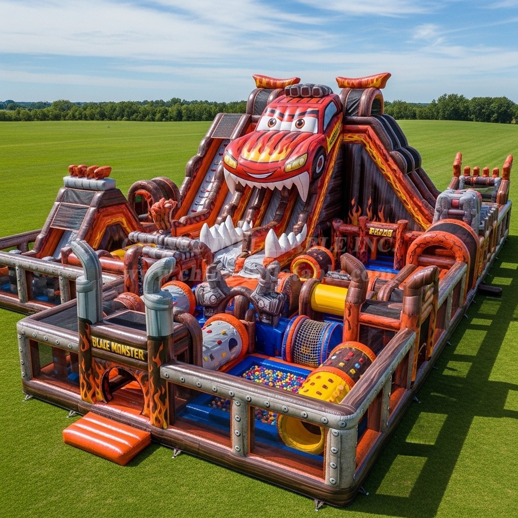 GF2-542 Blaze Monster Theme Inflatable Park