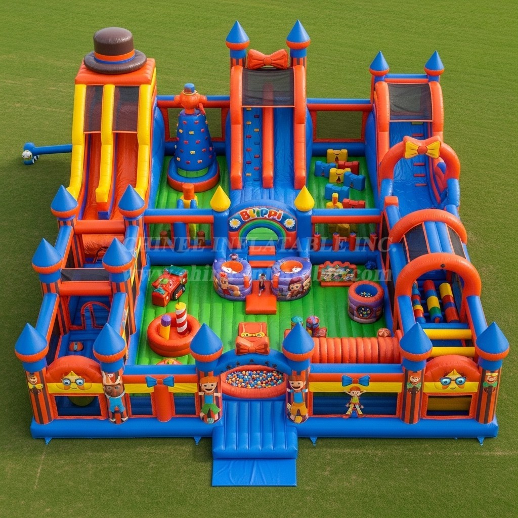GF2-544 Blippi Wonders Theme Inflatable Park