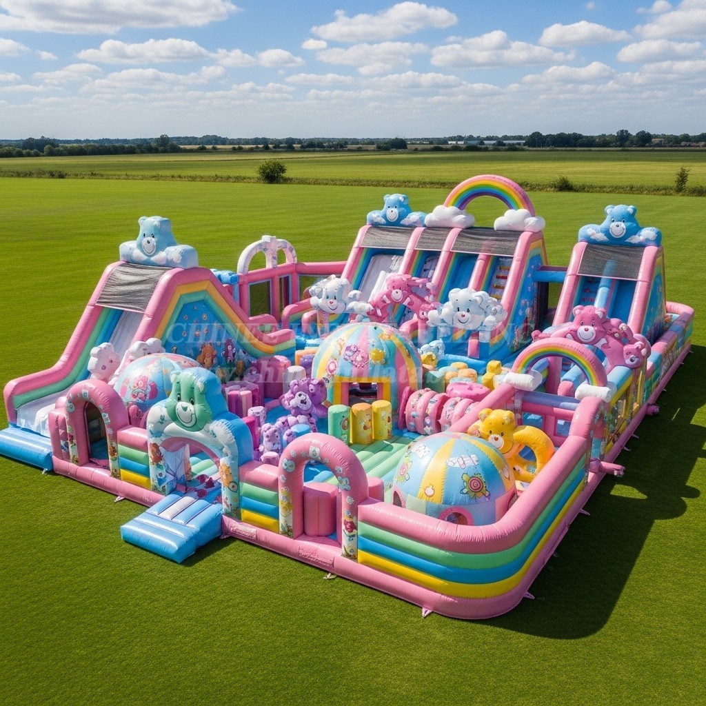 GF2-548 Care Bears Theme Inflatable Park