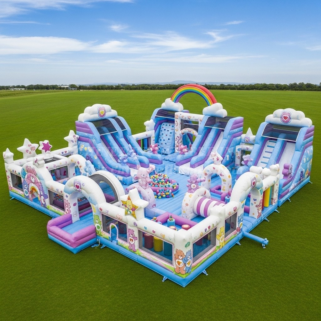 GF2-550 Care Bears Theme Inflatable Park