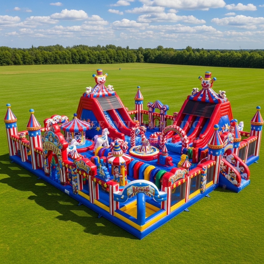 GF2-562 Circus Theme Inflatable Park
