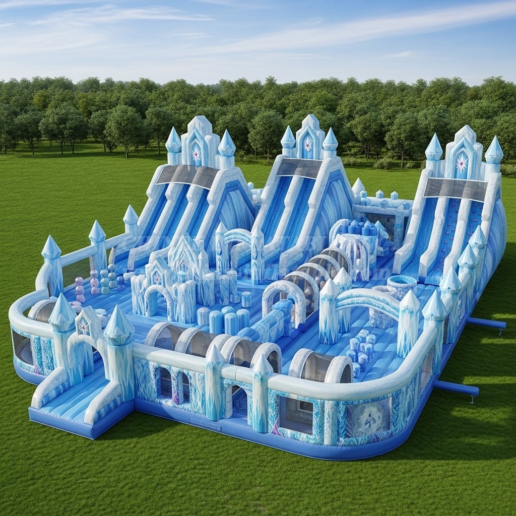 GF2-600 Frozen Theme Inflatable Park