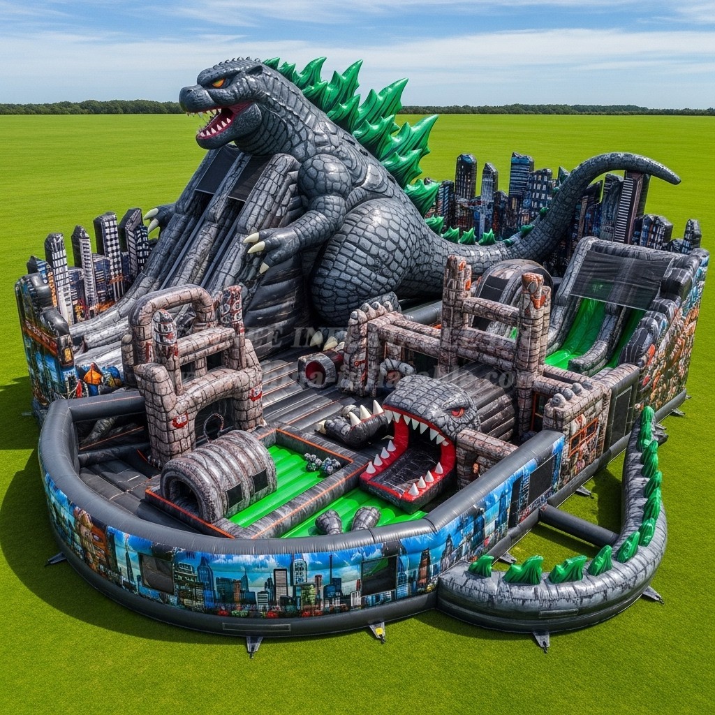 GF2-607 Godzilla Theme Inflatable Park