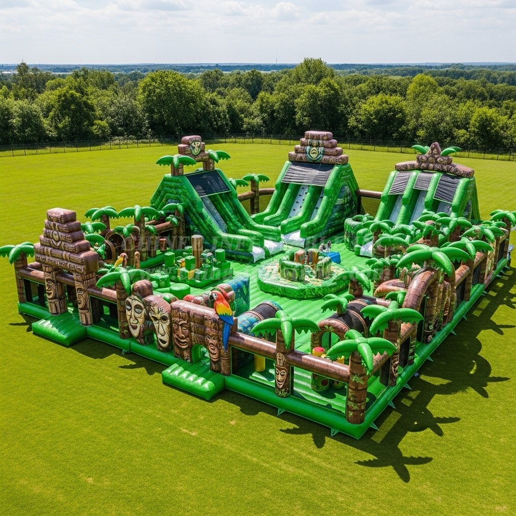 GF2-630 Jungle Theme Inflatable Park