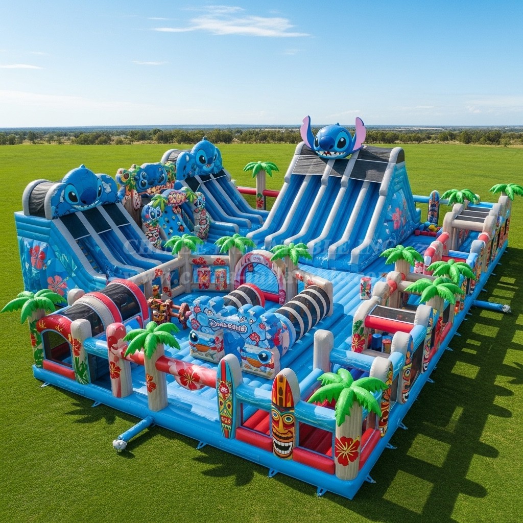 GF2-638 Lilo & Stitch Theme Inflatable Park
