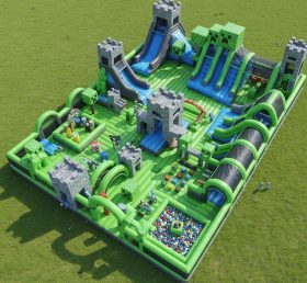 GF2-656 Minecraft Theme Inflatable Park