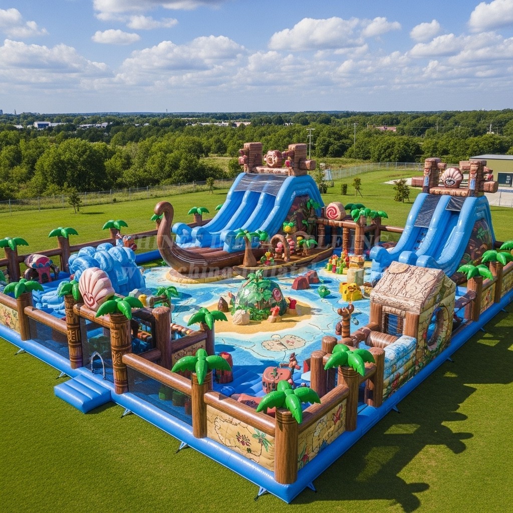 GF2-661 Moana Theme Inflatable Park