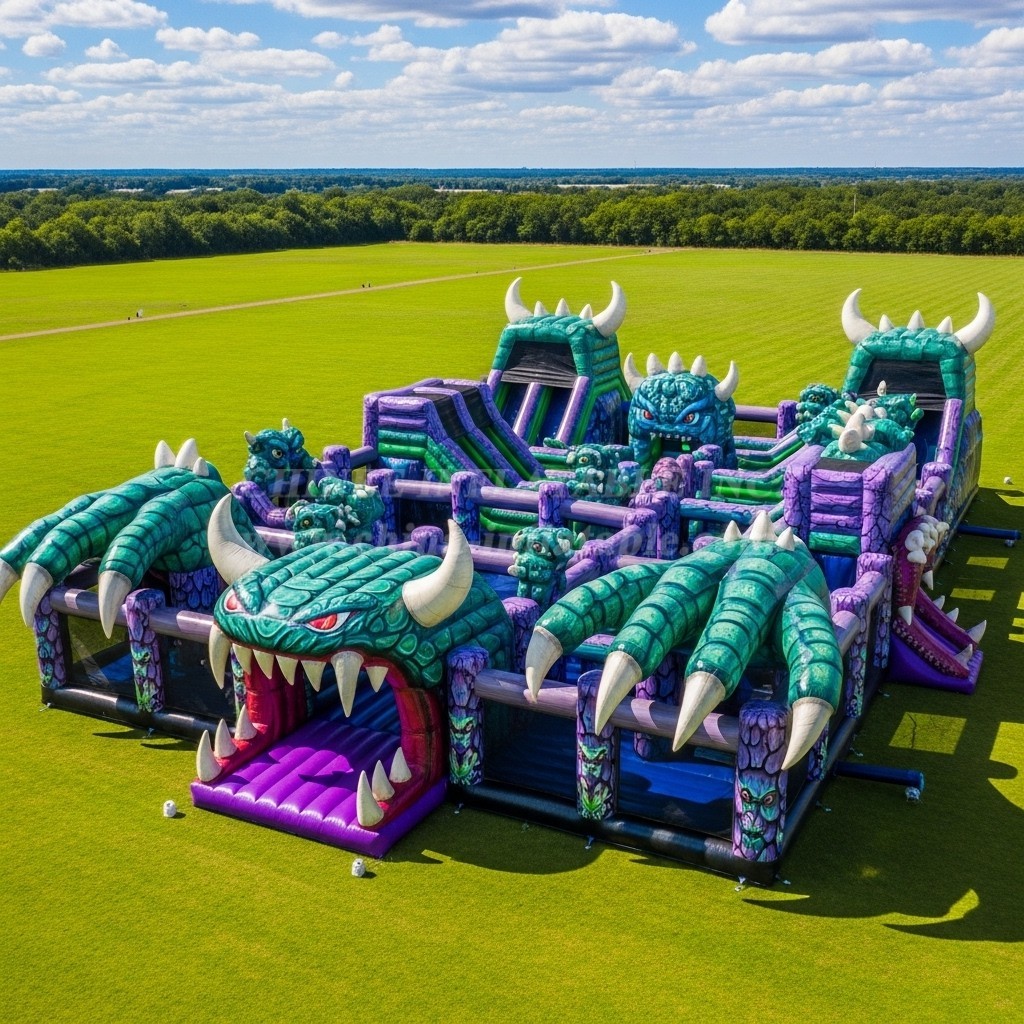 GF2-663 Monster Theme Inflatable Park