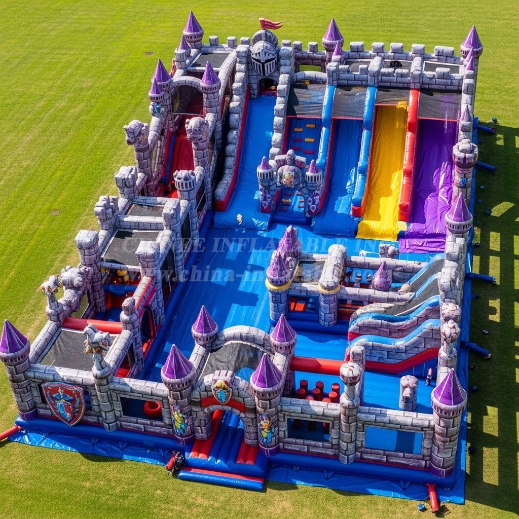 GF2-668 Nella Knight Theme Inflatable Park